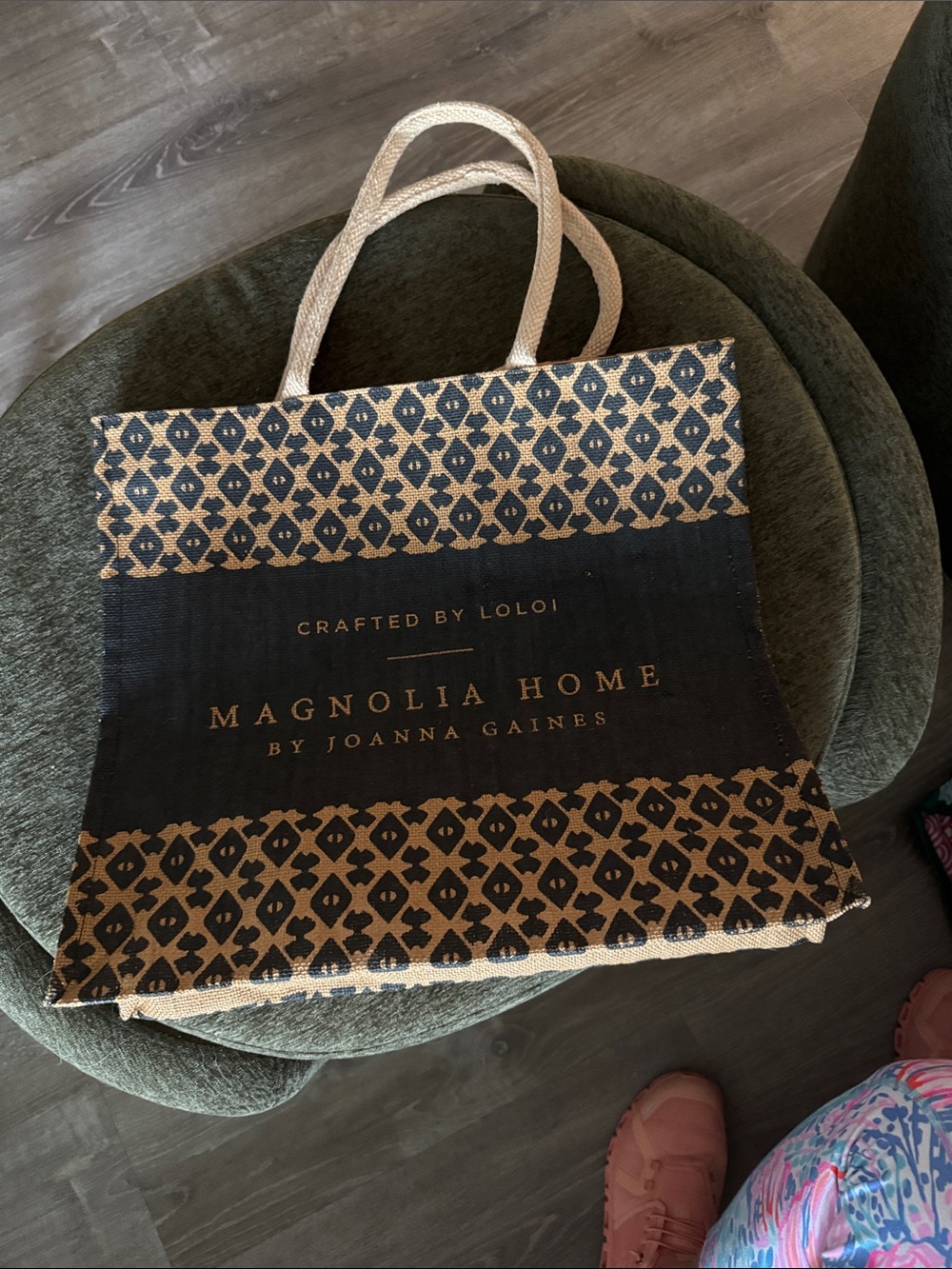 Magnolia Home Woven Tote